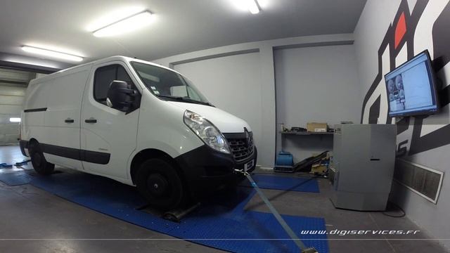 Renault Master 2.3 DCI 100cv Reprogrammation Moteur @ 163cv Digiservices Paris 77 Dyno смотреть онлайн