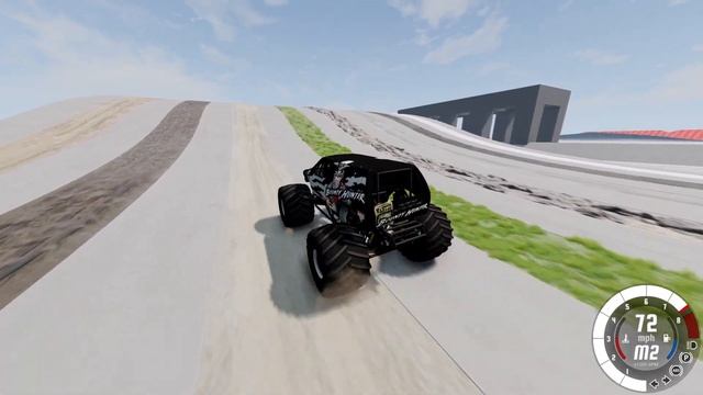 High Speed Car Suspension Test #60 - BeamNG.Drive смотреть онлайн