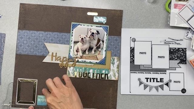 She’s Crafty - A Mini Paper Pad Class - Sketch #2 - “Happy Together” смотреть онлайн