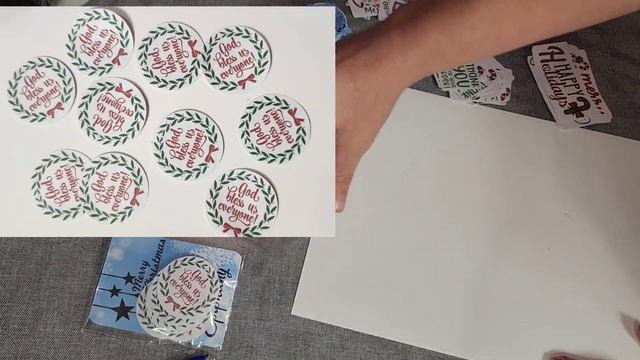 Sell Christmas Stickers using Cricut design space смотреть онлайн