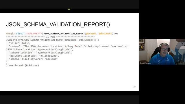 DB AMA: JSON TABLE and JSON Document Validation смотреть онлайн