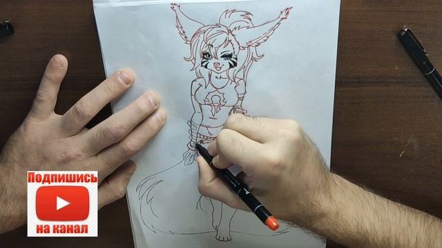 how to draw a furry anime как нарисовать фурри аниме персонаж из мультика смотреть онлайн
