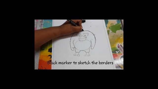 How To Draw Angry Bird:-Bomb By Pulkit смотреть онлайн