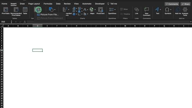 Insert Tab in Excel English смотреть онлайн