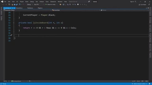 Othello/Reversi Game in Unity | Part 1 - Game Logic смотреть онлайн