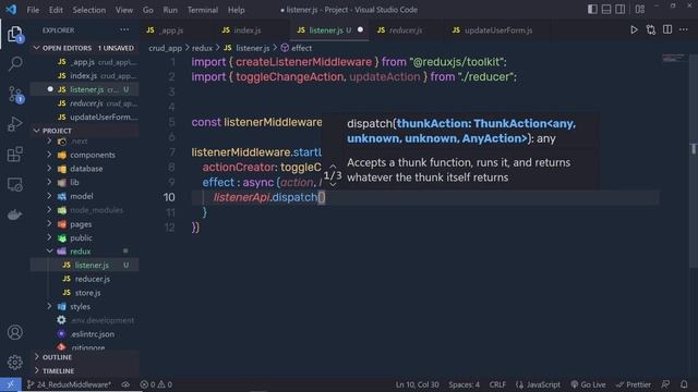 CRUD Application with Redux & React Query - Next.js For Beginners [#25] - Redux Middleware смотреть онлайн