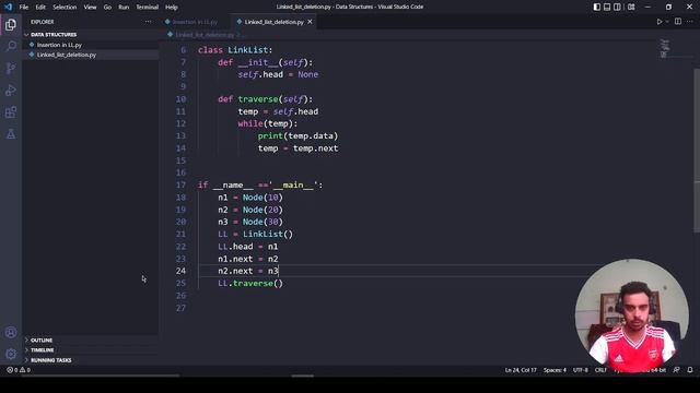 #5:- Delete First Node from Linked List in Python | Data Structures in Hindi смотреть онлайн