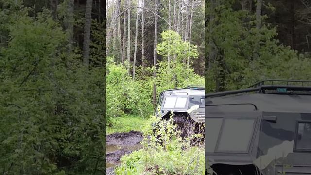 Вездеход БРо в грязи смотреть онлайн