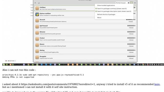 Unix & Linux: How to install kicad V5 when apt install only find V4 of it? (on linux mint LMDE)? смотреть онлайн
