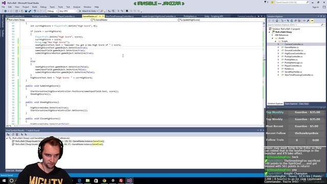 Day 5 - Unity Game Development - Online High Scores - Diablo III #1 | SpiritBoar.TV - Sep 25, 2015 смотреть онлайн