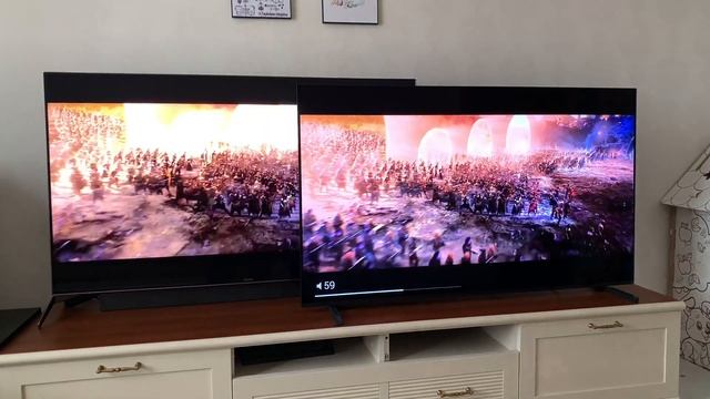 Sony A80J xr vs sony XH9505 диванный обзор новинки. смотреть онлайн