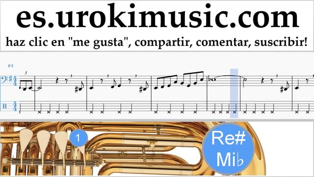 Como Tocar Tuba The Pink Panther - Theme Song Tablatura Parte#2 Um-i927