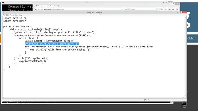 Learn Java Programming - SocketServer and Socket Class Introduction смотреть онлайн
