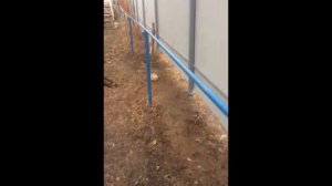 Забор из профнастила на глинистой почве. Особенности установки.