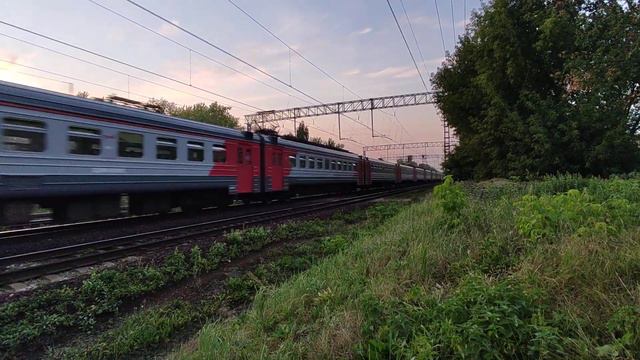 ЭД4М 0318 на перегоне Варшавская - Нагатинская смотреть онлайн