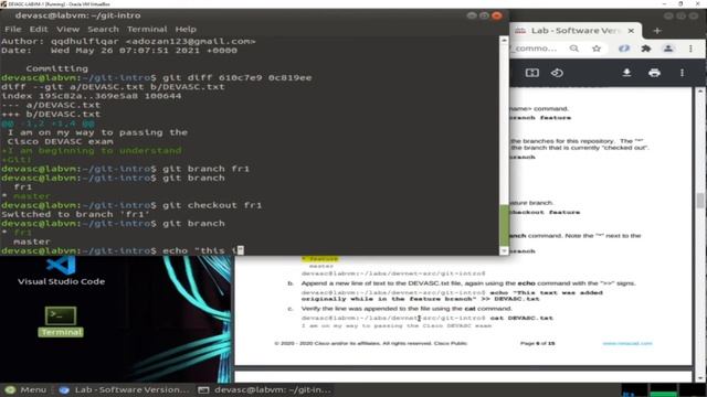 3.3.11 Lab - Software Version Control with Git смотреть онлайн