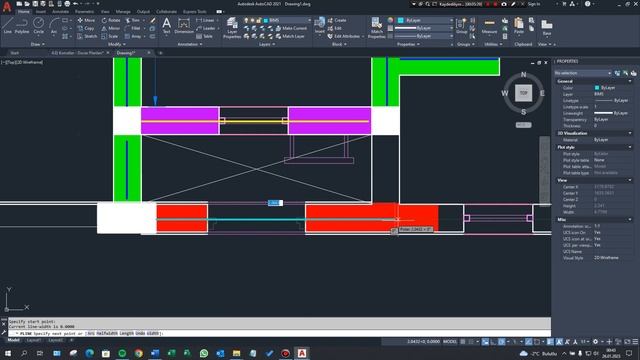 HIZLI DUVAR METRAJI - AutoCad Lisp смотреть онлайн