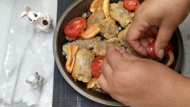 МИНТАЙ С АНАНАСАМИ. РЫБНАЯ ЗАПЕКАНКА С ОВОЩАМИ . МОЖНО В ПОСТ ! смотреть онлайн