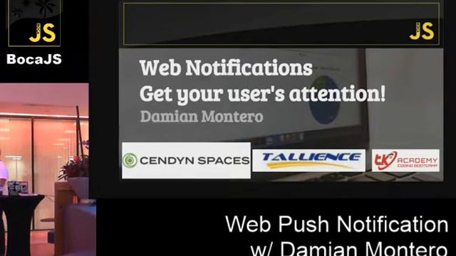 Damian Montero - Web Push Notifications смотреть онлайн