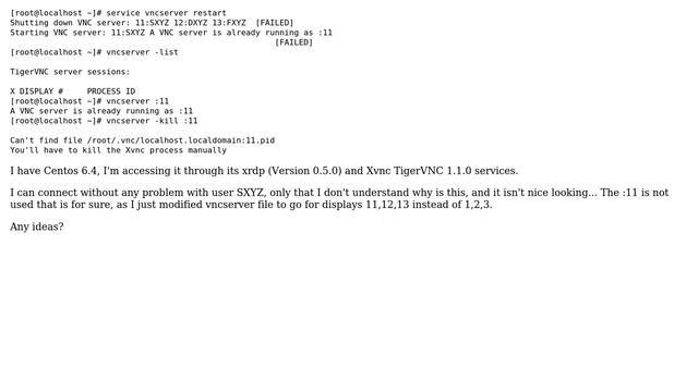 A VNC server is already running - howcome? смотреть онлайн