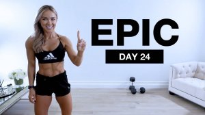 Caroline Girvan - Day 24 of EPIC _ Full Body Dumbbell Workout [NO JUMPING _ SUPERSET]