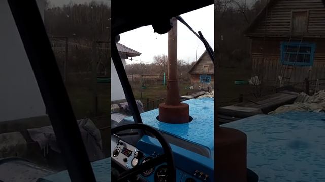 кабина трактора т150к после косметического вмешательства! смотреть онлайн