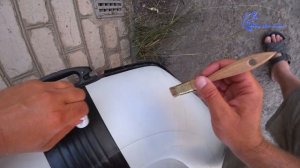 Установка крепления на лодку ПВХ под якорную лебедку TRAC