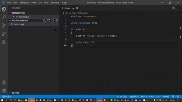 How to run a CPP Program with Visual Studio Code