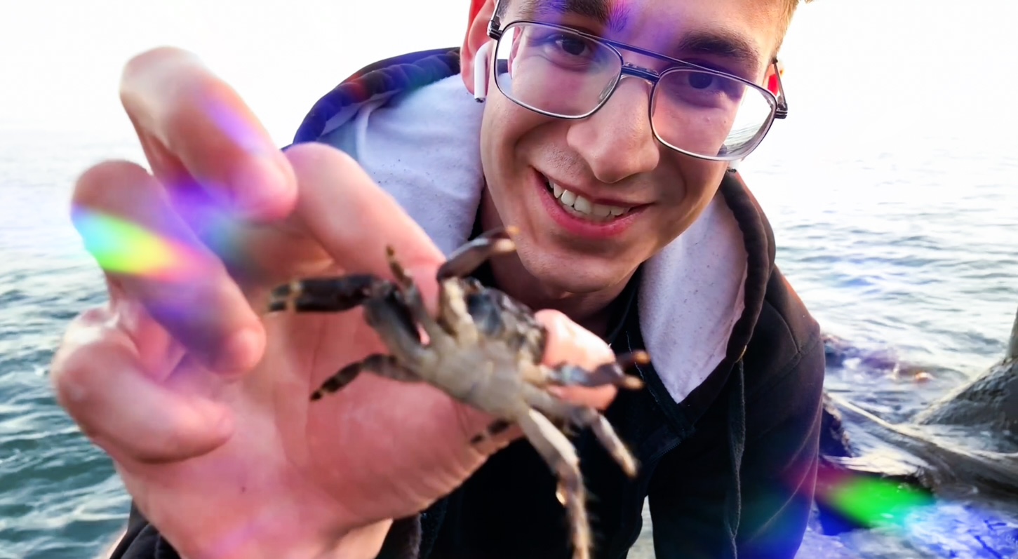 ВЛОГ С БЕРЕГА | ПОЙМАЛИ БОЛЬШОГО КРАБА смотреть онлайн