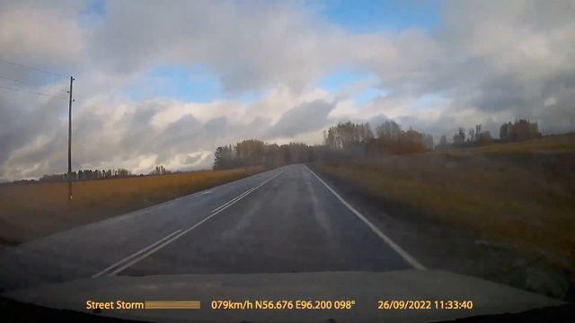 Трасса г. Красноярск - село Богучаны 26.09.2022 смотреть онлайн