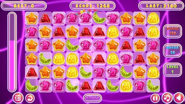 Jelly Match 3 - Gameplay Walkthrough смотреть онлайн