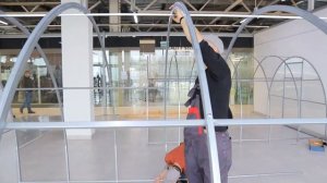 Сборка теплицы 40х20, ComfortProm. Легкий и быстрый монтаж теплицы. Звони 7771. Дачный Дискаунтер.