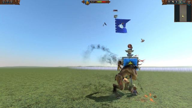 Ungrim Ironfist VS Incarnate Elemental of Beasts. Total War Warhammer 3 смотреть онлайн