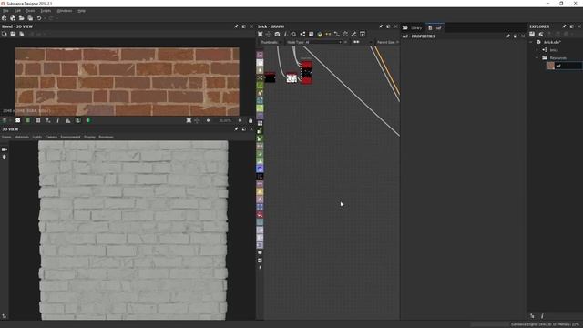 Покраска кирпича в Substance Designer смотреть онлайн
