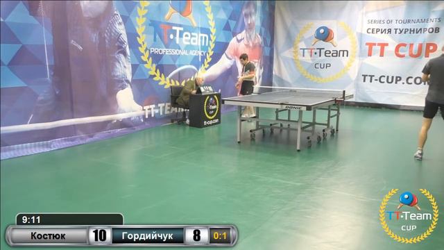 Костюк - Гордийчук. 3 марта 2017. TT Cup смотреть онлайн