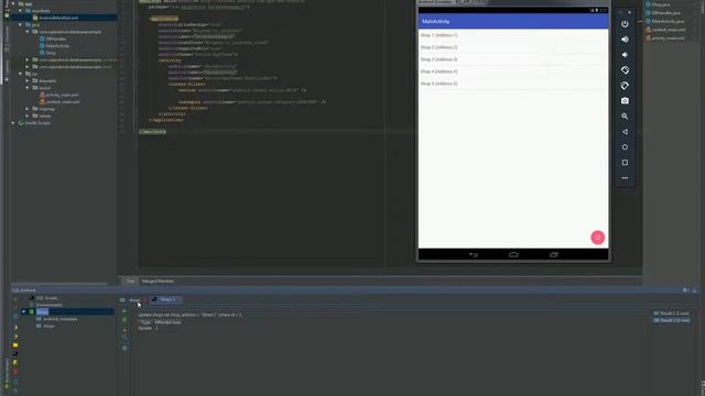 SQL Android смотреть онлайн
