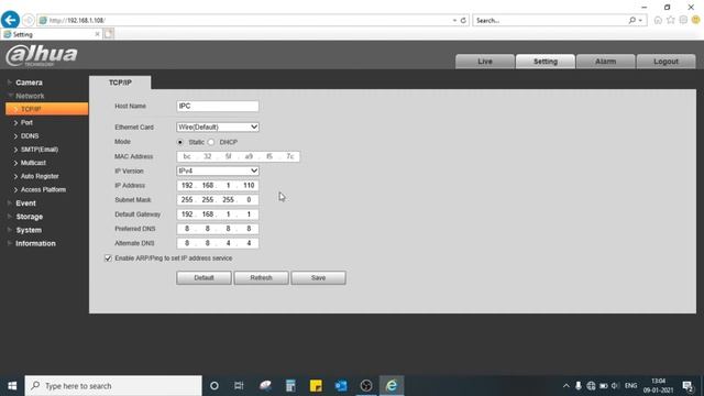 Dahua, How to Change IP Address & Password of IP Dahua Camera смотреть онлайн