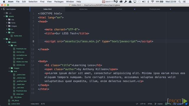 Learning LESS: LESS.js | packtpub.com смотреть онлайн