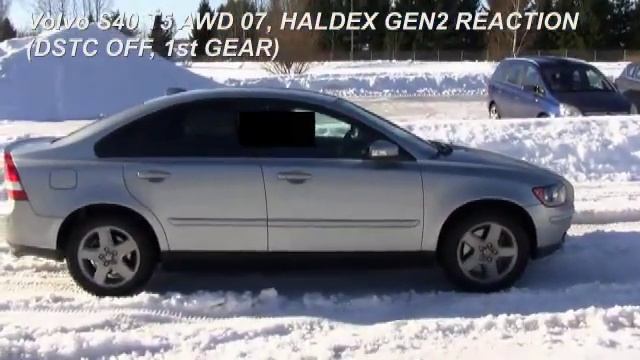 Haldex Gen2 reaction Volvo S40 AWD смотреть онлайн