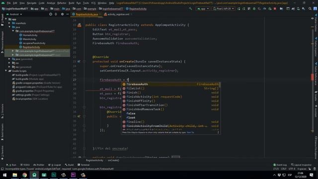 Login con mail firebase y java en android studio parte 1 2021 смотреть онлайн