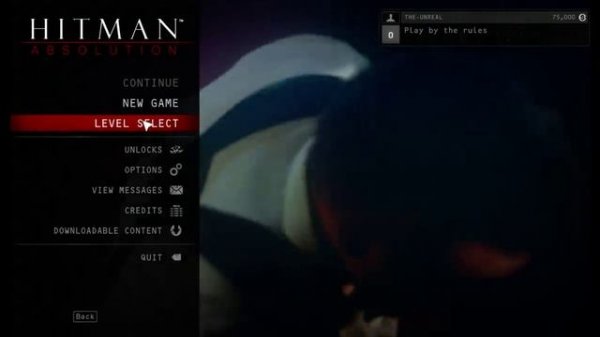 Hitman Absolution : Menu Style