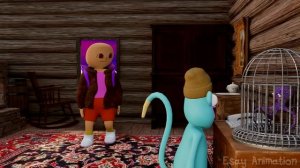 Даша и Животное - Новый Дом (3D-Анимация)