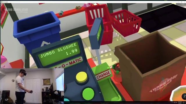 I HATE MONDAYS! - VR Job Simulator - Oculus Rift w/Operator Error смотреть онлайн