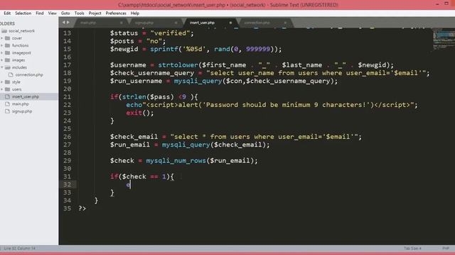 06 Social Network Project in PHP PHP Social Network Project Tutorial 06 signup form in php code смотреть онлайн