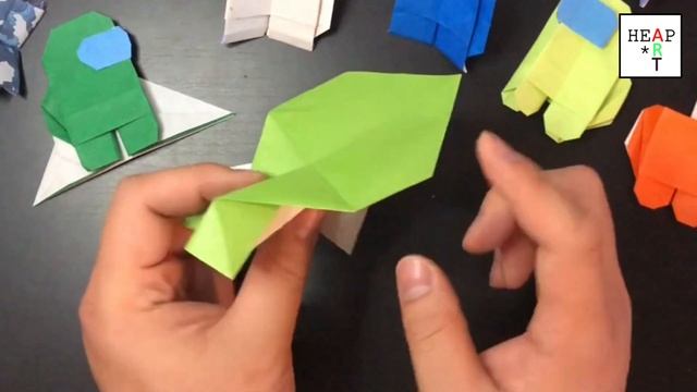 Moderato Origami - Among Us Paper Airplane by Wilson Lee @HeapArt смотреть онлайн