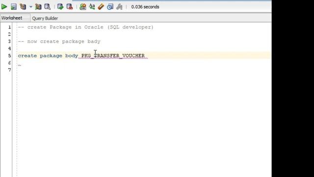 Oracle package creation смотреть онлайн