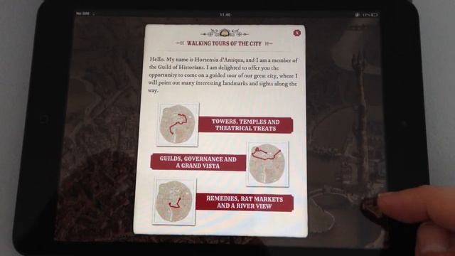 Discworld: The Ankh-Morpork Map for iPad app смотреть онлайн