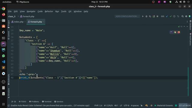 PHP Bangla Tutorial A-Z | Live Class | Class 5| Array, Foreach смотреть онлайн