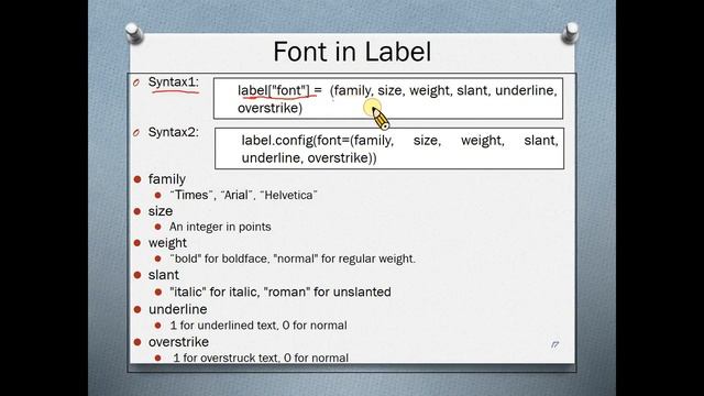 How to create label in Python смотреть онлайн