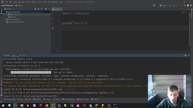 Pycharm не видит библиотеки python смотреть онлайн